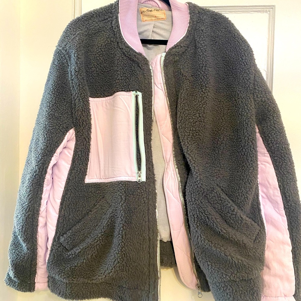 Free people WE THE FREE Rivington sherpa jacket